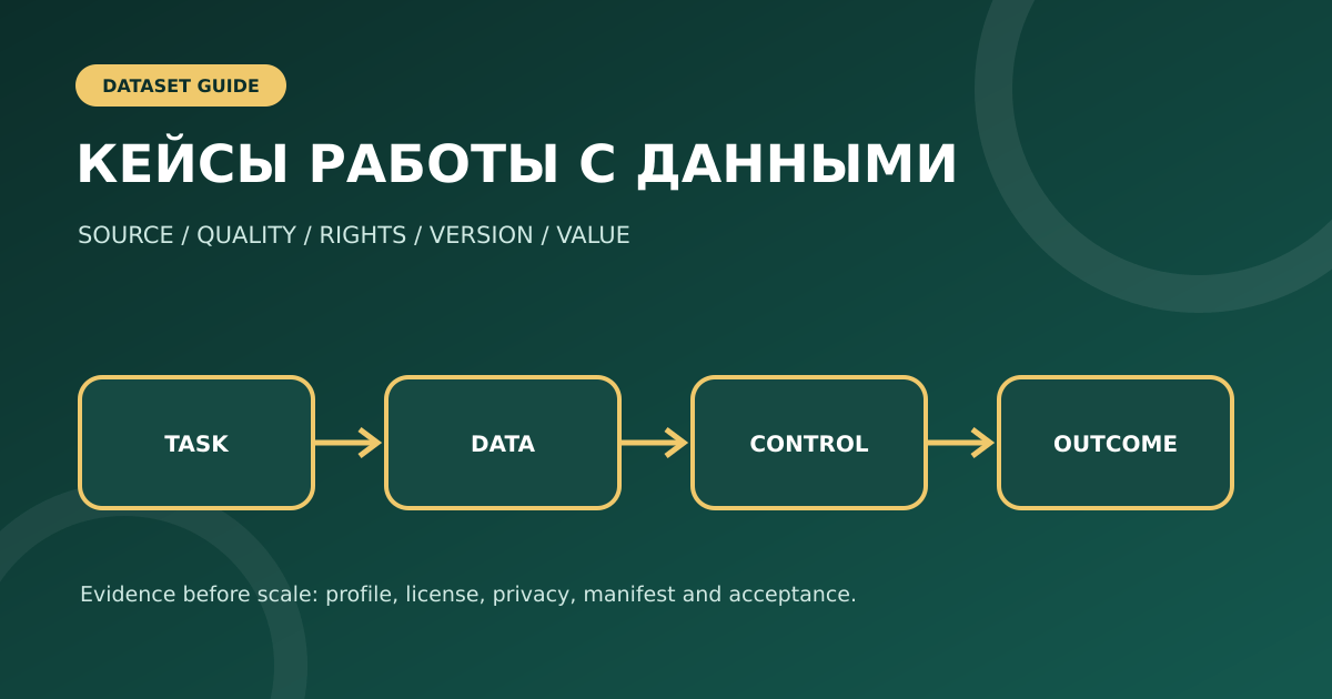 Кейсы по наборам данных